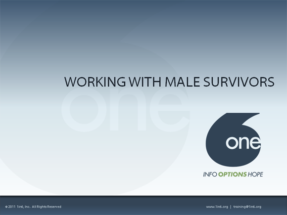 Working With Male Survivors