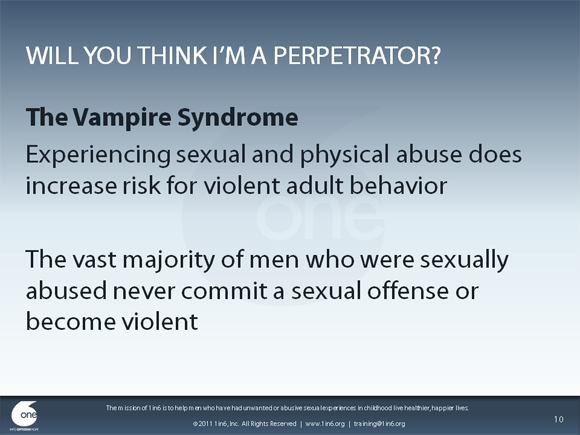 Working With Male Survivors