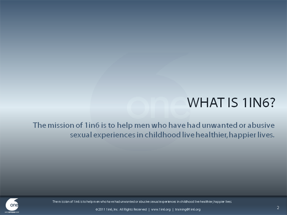 Working With Male Survivors