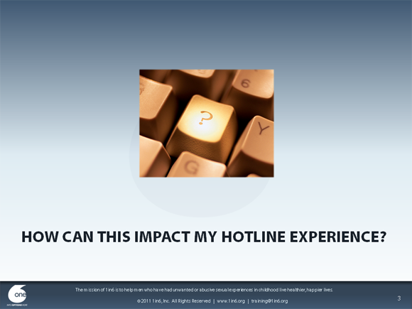 Working With Male Survivors